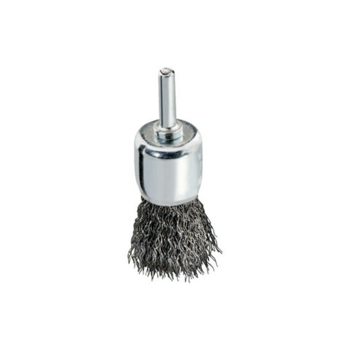 Metabo Pinselbürste 25x0,3 mm/ 6 mm, Stahl gewellt, mit 6mm Schaft
