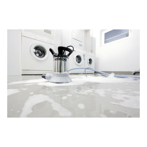 Metabo Pompa sommersa ad aspirazione piatta per acque chiare TPF 6600 SN, in scatola di cartone