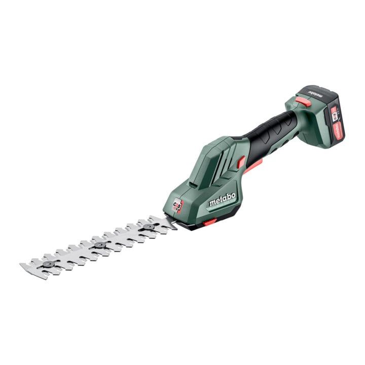 Metabo PowerMaxx SGS 12 Q accu struik- en grasschaar Gereedschapstas; 12V 1x2Ah Li-Ion + SC 30