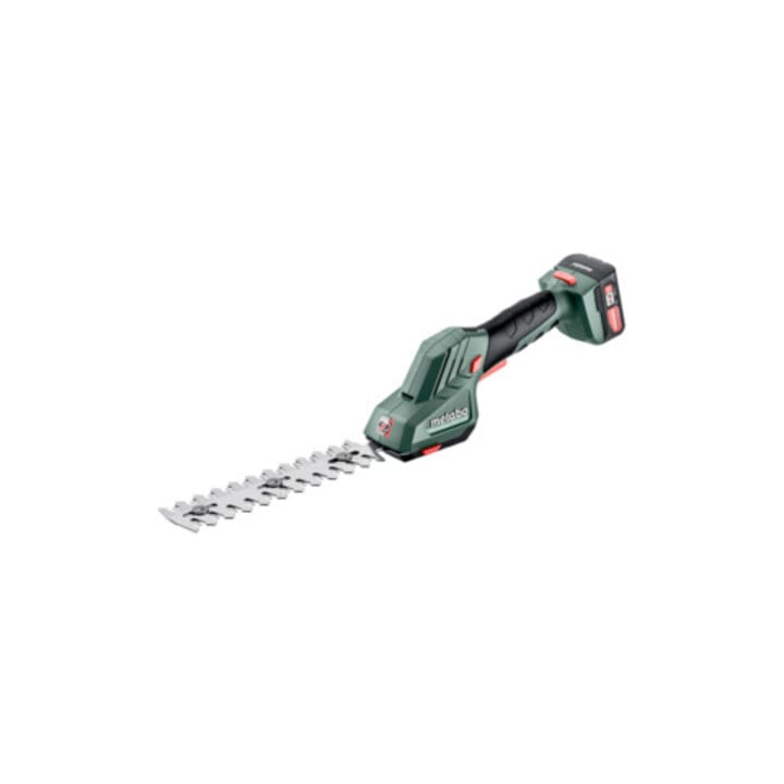 Metabo PowerMaxx SGS 12 Q accu struik- en grasschaar Gereedschapstas; 12V 1x2Ah Li-Ion + SC 30