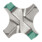 Punta per trapano a percussione Metabo SDS-plus Pro 4 Premium-4