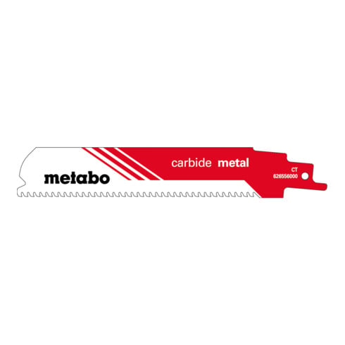 Metabo reciprozaagblad "metaal hardmetaal" 150 x 1,25 mm, CT, 3mm/8TPI