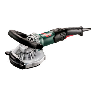 Metabo Renovierungsschleifer RSEV 19-125 RT mit Diamantschleiftopf Beton "professional" ; Kunststoffkoffer
