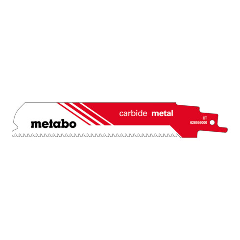 Metabo Säbelsägeblatt "carbide metal" 150 x 1,25 mm, CT, 3mm/8TPI
