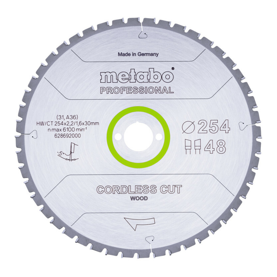 Metabo Sägeblatt co rdless cut wood - professional