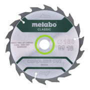 Metabo Kreissägeblatt "cordless cut wood", Qualität classic, für Handkreissägen, im Blister
