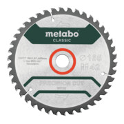 Metabo Sägeblatt "precision cut wood - classic", 165x1,8/1,2x20 Z42 WZ 5° /B