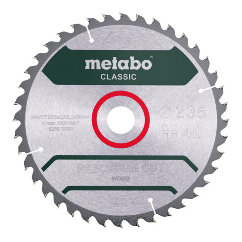 Metabo Sägeblatt "precision cut wood - classic", Durchmesser 190mm