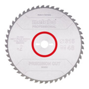 Metabo Sägeblatt "precision cut wood - professional", 315x2,8/1,8x30, Z48 WZ 0°