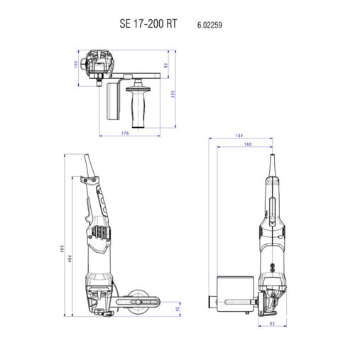 METABO Satinatrice, Modello: SE17-200
