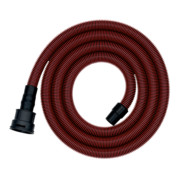 Metabo Saugschlauch, Ø 27 mm, Länge 3,5 m, Anschlüsse 58 mm/ 30 mm innen/ 35 mm außen, antistatisch