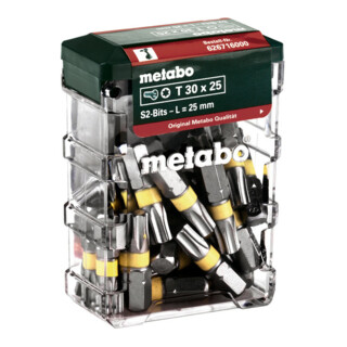Metabo Scatola di bit T30, SP, 25pz.