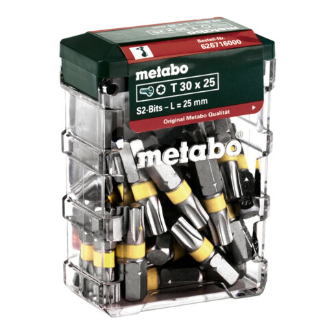 Metabo Scatola di bit T30, SP, 25pz.