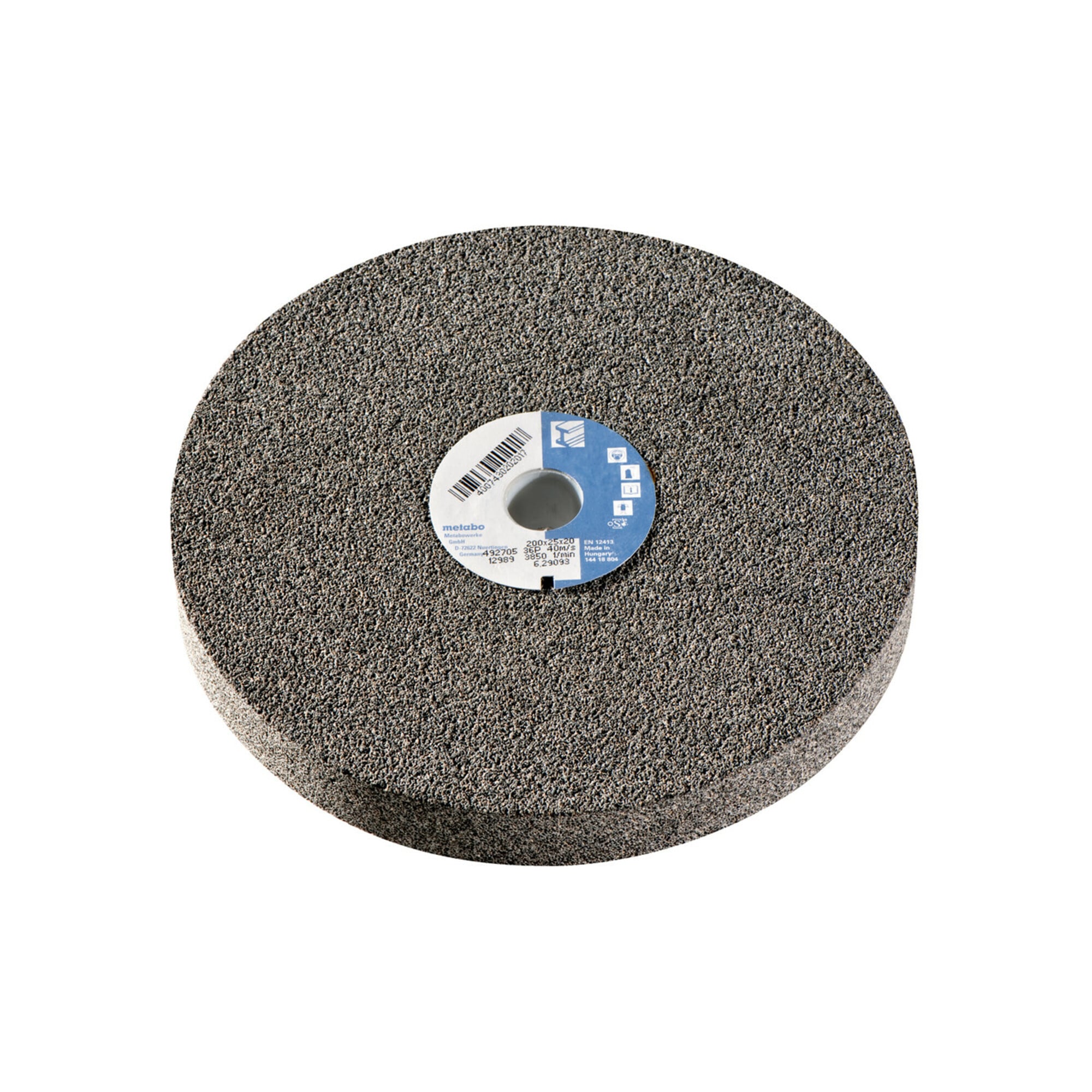 Metabo Schleifscheibe 200x25x32 mm, 60 N, Normalkorund, für Doppelschleifer