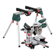 Metabo Scie à onglets KGS 254 M Set avec support de machine KSU 100 ; Carton-1