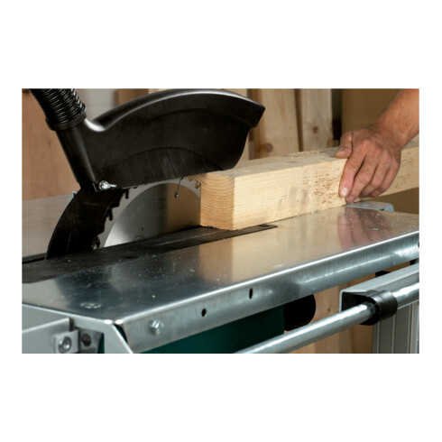 Metabo Scie circulaire de table TKHS 315 M - 4,20 DNB Kit avec chariot coulissant sur roulement à billes, pour courant triphasé ; Carton