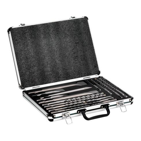 Metabo SDS-plus Bohrer-/Meisselset SP,17-teilig, im Alukoffer