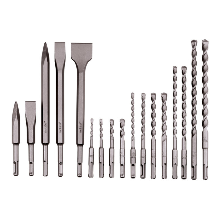 Metabo SDS-plus Bohrer-/Meisselset SP,17-teilig, im Alukoffer