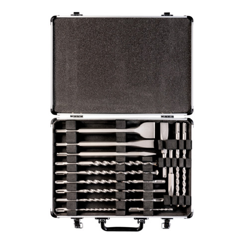 Metabo SDS-plus boor-/beitelset SP, 17-delig, in aluminium koffer