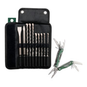 Metabo Borsa per punte trapano/scalpello SDS-plus Pro 4, 10pz., set (incl. multiutensile)-1