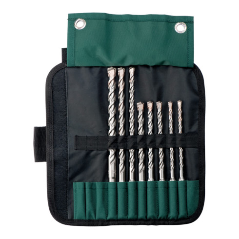 Metabo SDS-plus Pro 4-Rolltasche, 8-teilig