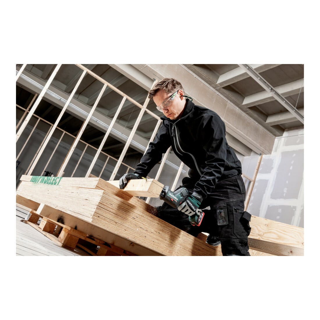 Metabo Sega a gattuccio a batteria PowerMaxx SSE 12 BL custodia in plastica, 12V 2x2Ah Li-Ion + SC 30