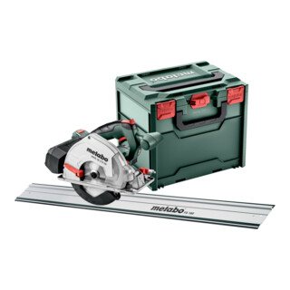 Metabo Sega circolare a mano per metalli a batteria MKS 18 LTX 58 FS Set + guida FS 160, MetaLoc