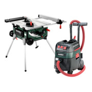 Metabo Sega circolare da banco TS 254 + Aspirapolvere multiuso ASR 35 M ACP, in cartone