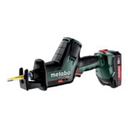 Metabo Sega frontale a batteria SSE 18 LTX BL Compact valigetta in plastica, 18 V 2x2 Ah ioni di litio + ASC 55-1
