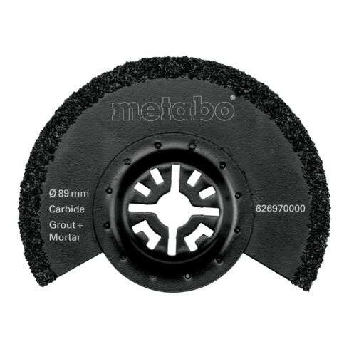 Metabo Segmentsägeblatt "Classic", Fugen und Spachtel, HM, Ø 89 mm