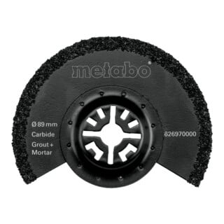 Metabo Segmentzaagblad "Classic", voegen en plamuur, HM, Ø 89 mm