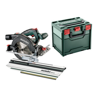 Metabo set accu handcirkelzaag KS 18 LTX 57 met afkortrail KFS 44; metaBOX 340; 18V x +