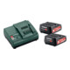 Metabo Set di base 12 V 2x2.0 Ah-1