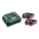 Metabo Set di base 12 V 2xLiHD 4,0 Ah-1