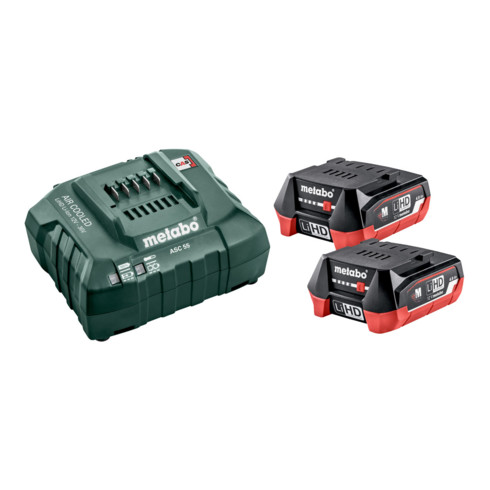 Metabo Set di base 12 V 2xLiHD 4,0 Ah