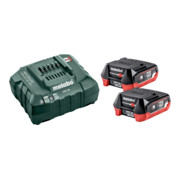 Metabo Set di base 12 V 2xLiHD 4,0 Ah