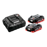 Metabo Set di base 2xLiHD 4,0 Ah SE-1