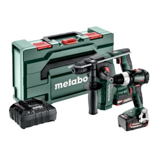 Metabo Set di batterie 2.5.2 18V ; BS 18 LT BL + BH 18 LTX BL 16; metaBOX 145 L