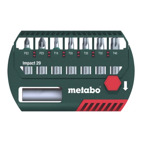 Metabo Set di bit Impact 29 per trapano e avvitatore ad impulsi