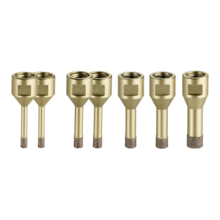 Metabo Set di corone diamantate per piastrelle "Dry", 7pz., M14