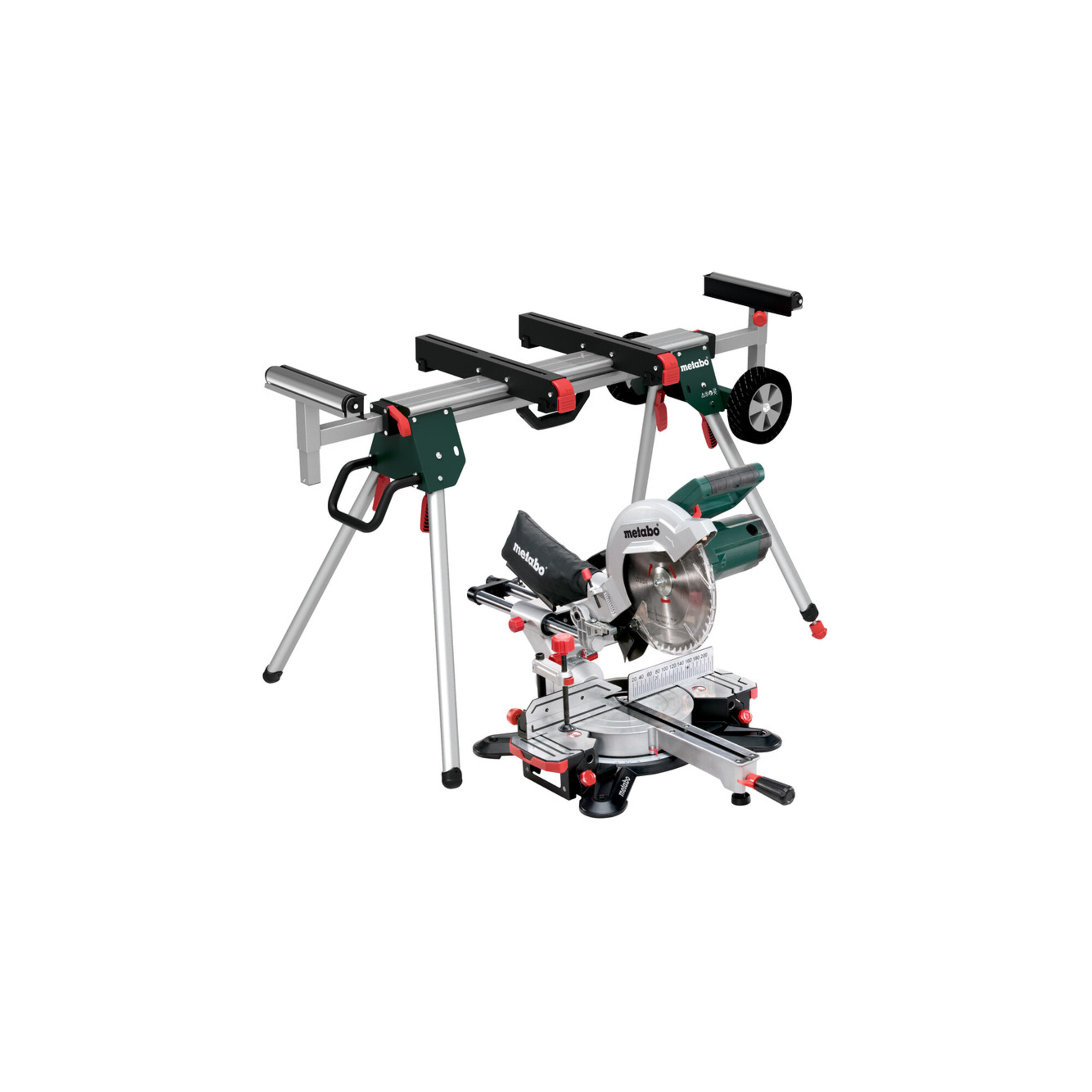 Metabo Set Kappsäge KGS 254 M mit Maschinenständer KSU 251; Karton