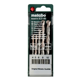 Metabo Set punte trapano per calcestruzzo Classic, 5pz.