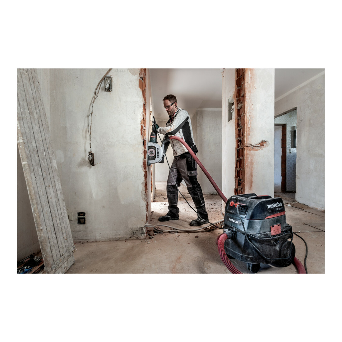 Metabo Sistema di troncatura al diamante TE 24-230 MVT CED con disco per troncatura diamantato UP, valigetta di plastica