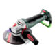 Metabo Smerigliatrice angolare a batteria WPBA 18 LTX BL 15-180 Quick DS (601746840) con freno, ghiera autoserrante, batteria girevole, interruttore uomo presente; metaBOX 165 L-1