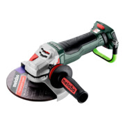 Metabo Smerigliatrice angolare a batteria WPBA 18 LTX BL 15-180 Quick DS (601746840) con freno, ghiera autoserrante, batteria girevole, interruttore uomo presente; metaBOX 165 L-1