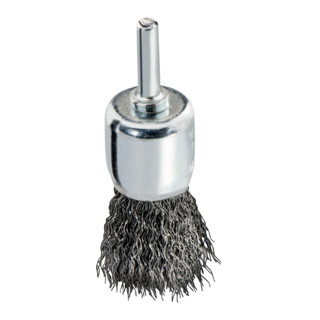 Metabo Spazzola 25x0,3mm/6mm, ondulata, in acciaio, con albero da 6mm