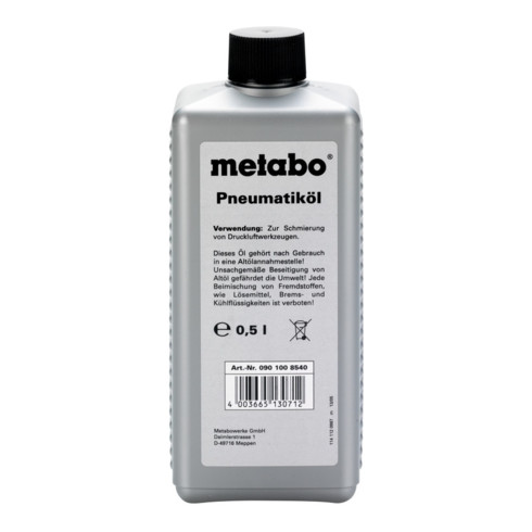 Metabo Spezialöl 0,5 Liter für Druckluft-Werkzeuge