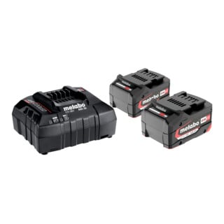 METABO Starter set a batteria Li-Power, Capacità batteria: 4Ah