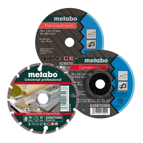 Metabo Starterset Ø 76 mm