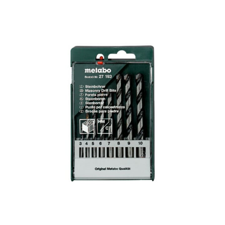 Metabo Steinbohrer-Kassette, 8-teilig
